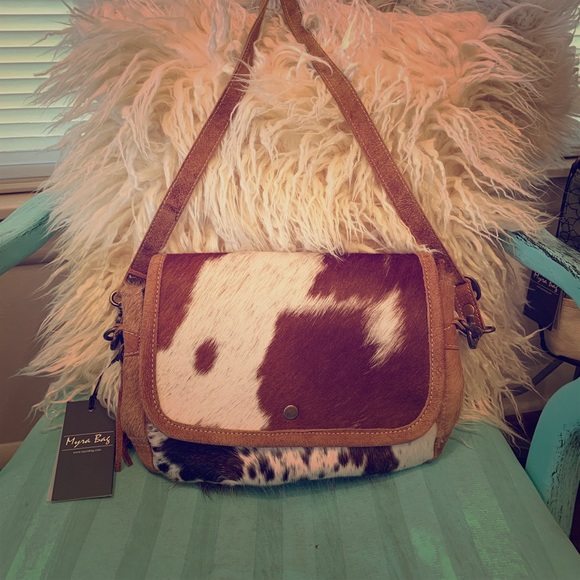 Myra Handbags - Myra Hairon Cowhide Purse